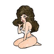 cartoon pin up girl N8