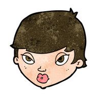 cartoon unimpressed woman N8
