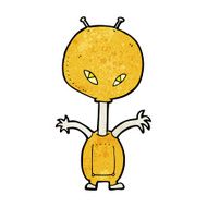 cartoon space alien N67