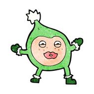 cartoon funny christmas creature N19