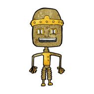 Funny Cartoon Robot N40