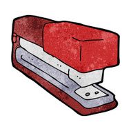 cartoon office stapler N8