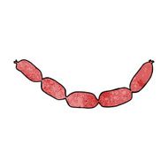 cartoon string of sausages N8