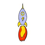 Cartoon Rocket N46