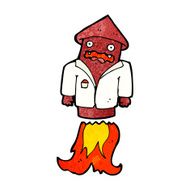 cartoon firework in business suit N8