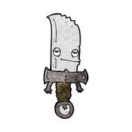 knife cartoon character N6
