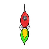 Cartoon Spaceship N45