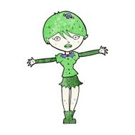 Cartoon Vampire Girl N198