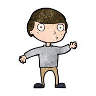 cartoon waving man N56