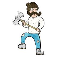 cartoon man with axe N8