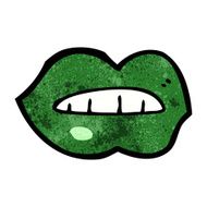 cartoon halloween lips N5