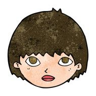cartoon girl staring N9