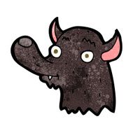 cartoon happy wolf N16