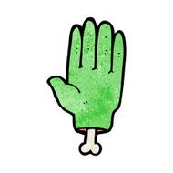 Cartoon Zombie Hand N27