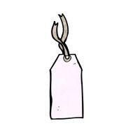 cartoon luggage tag N36