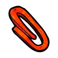cartoon paperclip N21