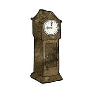 Cartoon Grandfather Clock N12