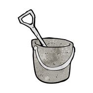 Cartoon Bucket And Spade N12