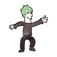 cartoon vampire man N95