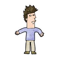 cartoon confused man N56