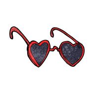 cartoon heart sunglasses N7