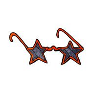 cartoon star sunglasses N6