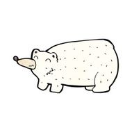 funny cartoon polar bear N15