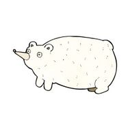 funny cartoon bear N49