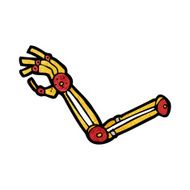 Cartoon Robot Arm N27