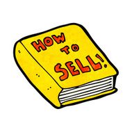 cartoon how to sell book N7