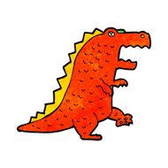 cartoon dinosaur N117