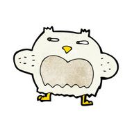 cartoon suspicious owl N8