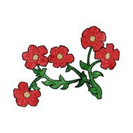 Cartoon Flowers N73