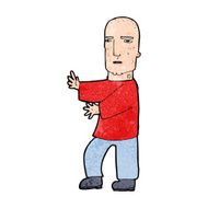 cartoon tough man N15