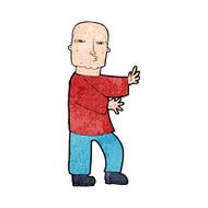cartoon tough man N16