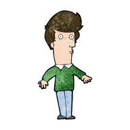cartoon startled man N39