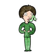 cartoon woman sticking out tongue N8