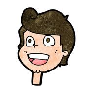 Cartoon Happy Face N45