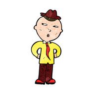 cartoon man wearing hat N39