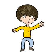 cartoon panicking boy N7