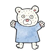 cartoon cute polar bear N28
