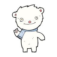 cartoon cute polar bear N30