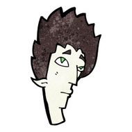 cartoon vampire head N30