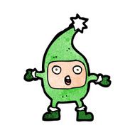 cartoon funny christmas creature N20
