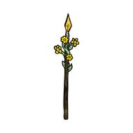 cartoon flowering spear N7