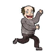 cartoon evil old man N14