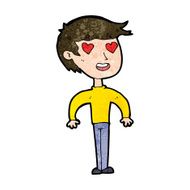 cartoon man in love N31
