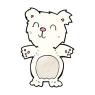 cartoon cute polar bear cub N14
