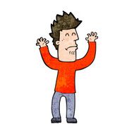 cartoon stressed man N63