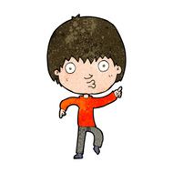 cartoon impressed boy pointing N9
